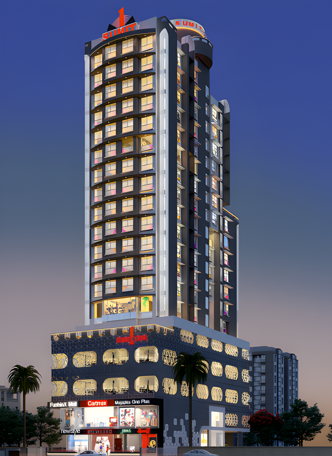 Sumit One luxury highrise